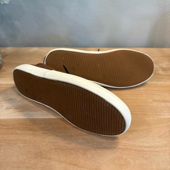 Youth Unisex 7 Sperry Spinnaker Washable Boat Nautical Leather Brown Shoes - Picture 6 of 11